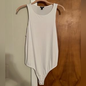 Express, White, Bodysuit, Large